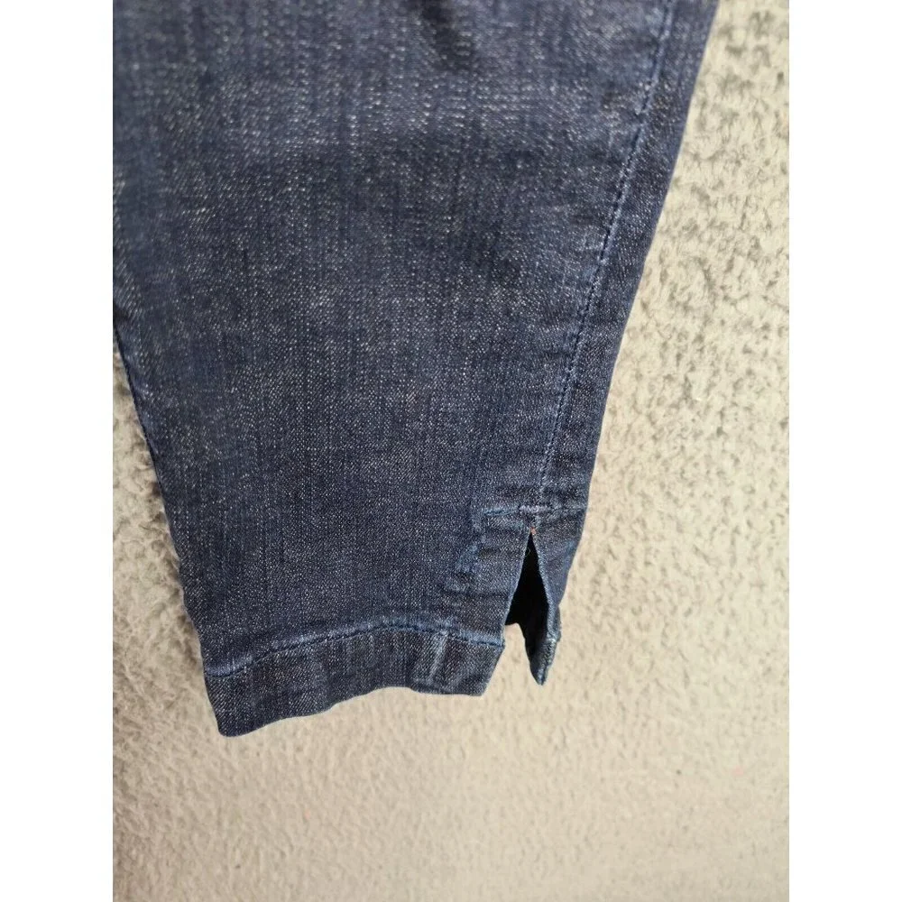 Pilcro Stet‎ Mid-Rise Slit Hem Skinny Stretch Jeans Medium Wash Blue Size 27